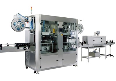 (Automatic Double Heads Sleeve Labeling Machine)